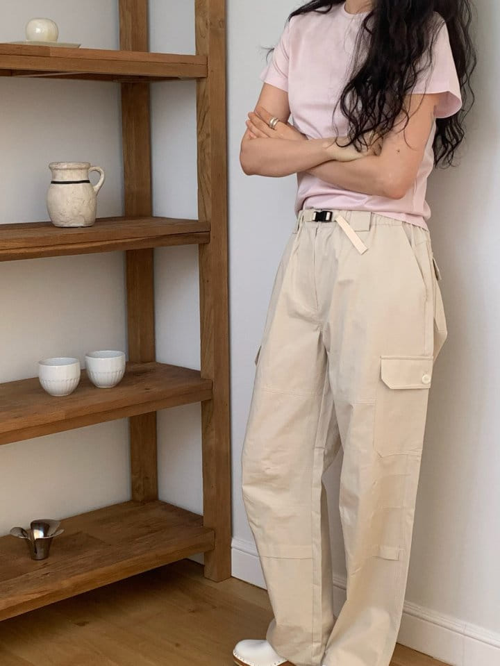Taf - Korean Women Fashion - #womensfashion - 24 Belt Cargo Pants - 3