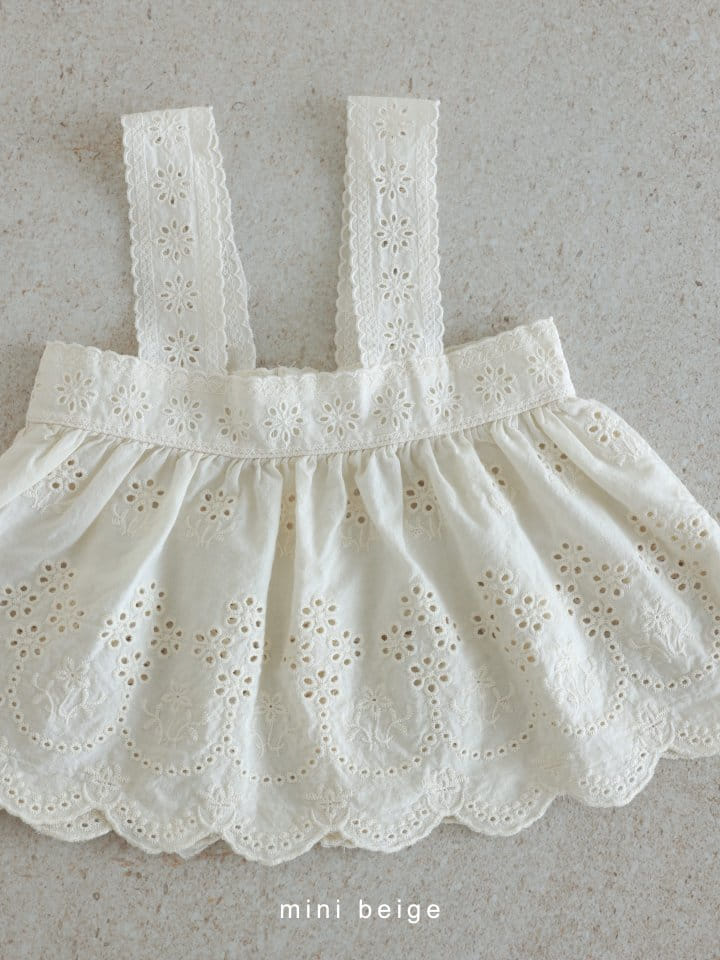 The Beige - Korean Baby Fashion - #babyboutiqueclothing - Lace Apron  - 8