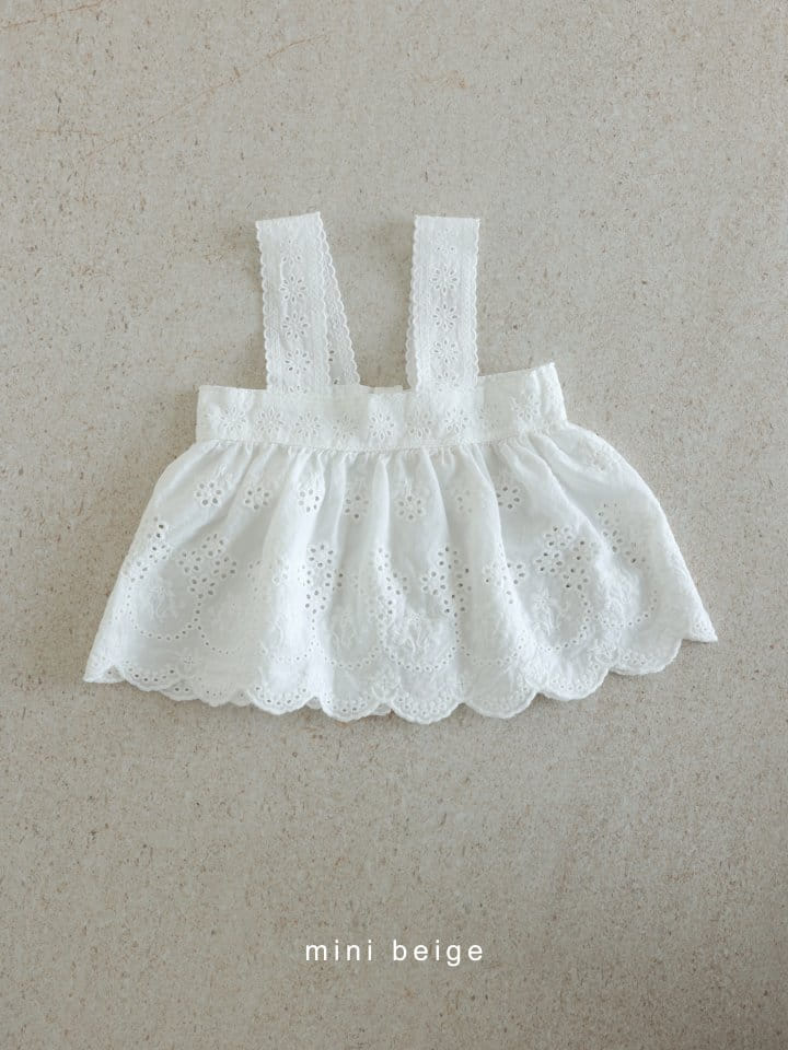 The Beige - Korean Baby Fashion - #babyclothing - Lace Apron  - 9