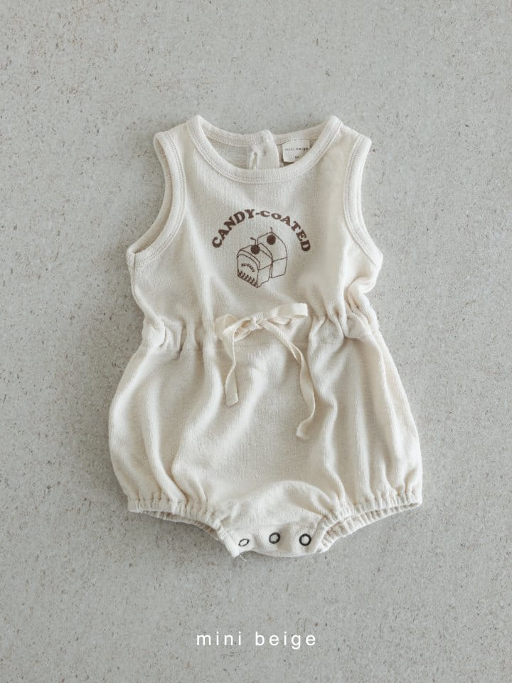 The Beige - Korean Baby Fashion - #babyclothing - String Body Suit - 6