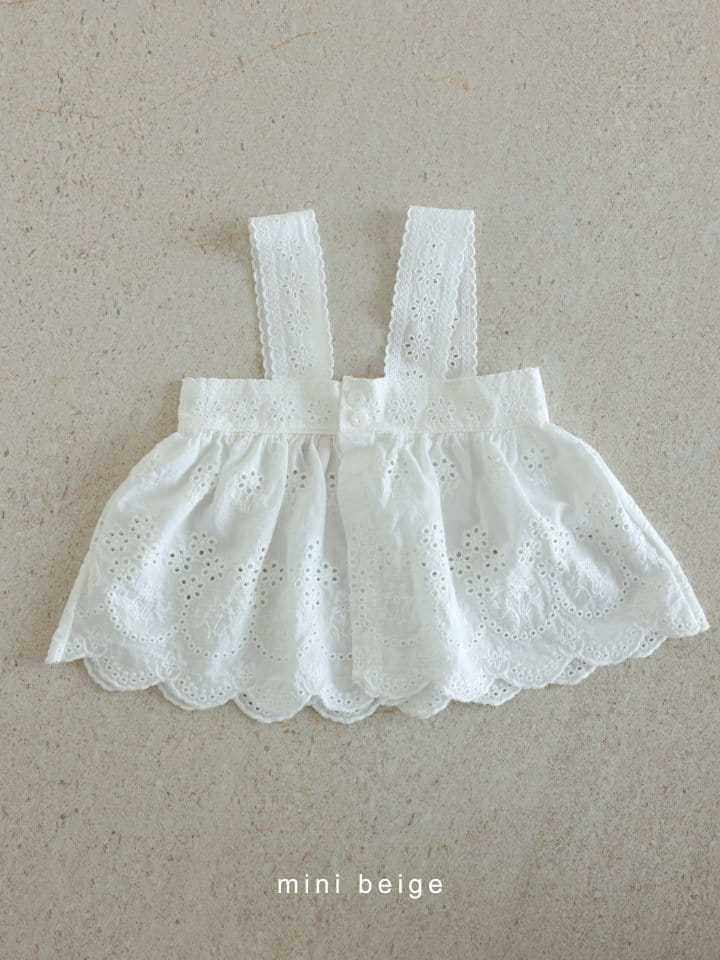 The Beige - Korean Baby Fashion - #babyfashion - Lace Apron  - 10