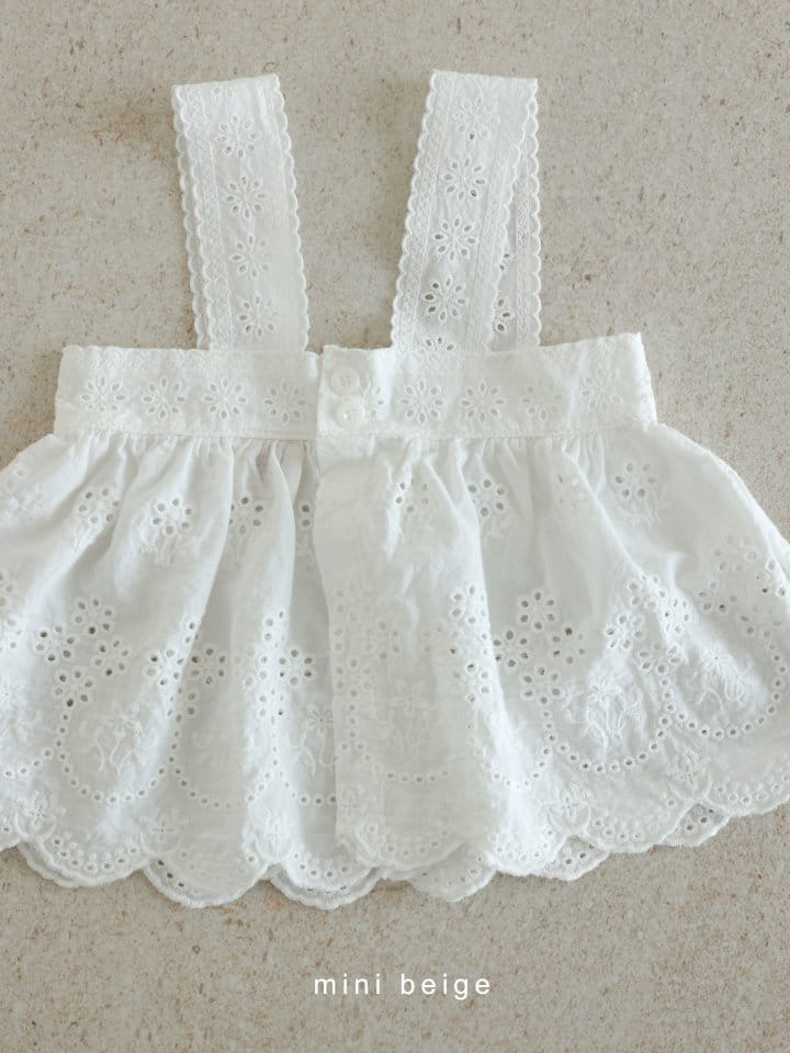 The Beige - Korean Baby Fashion - #babyfever - Lace Apron  - 11