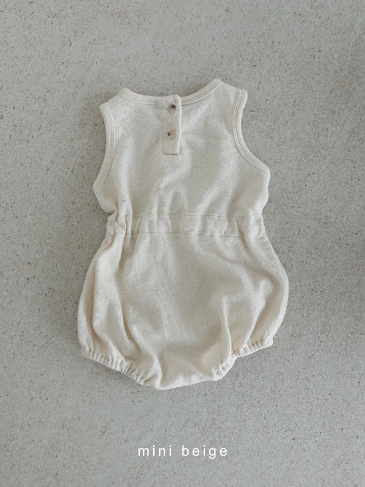 The Beige - Korean Baby Fashion - #babyfever - String Body Suit - 8