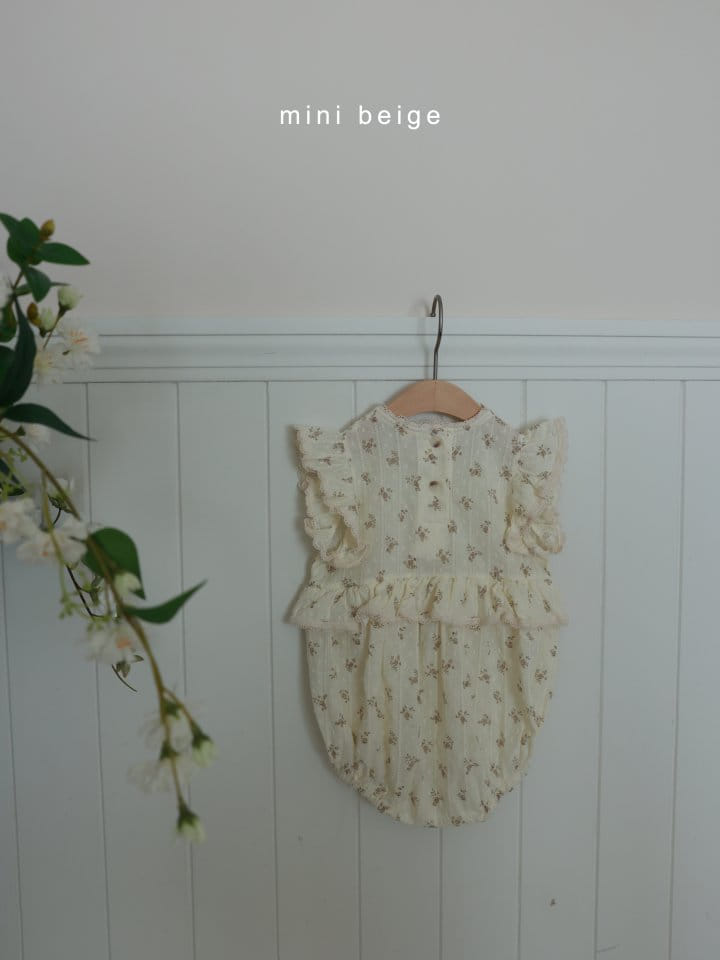 The Beige - Korean Baby Fashion - #babyfever - Wing Frill Body Suit - 5