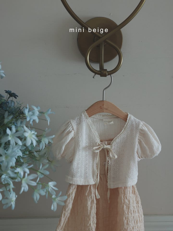 The Beige - Korean Baby Fashion - #babygirlfashion - Button Sleeveless Body Suit - 8
