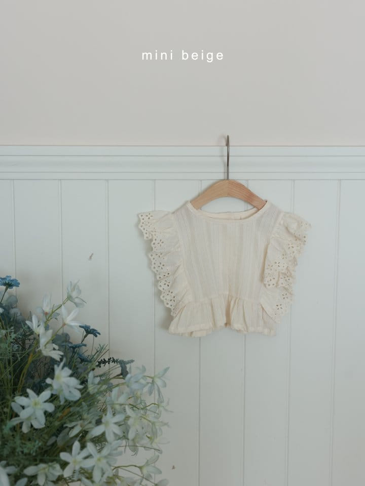 The Beige - Korean Baby Fashion - #babyootd - Lace Blanc - 3