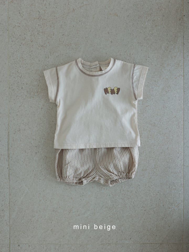 The Beige - Korean Baby Fashion - #babyoutfit - Hehe Tee - 7