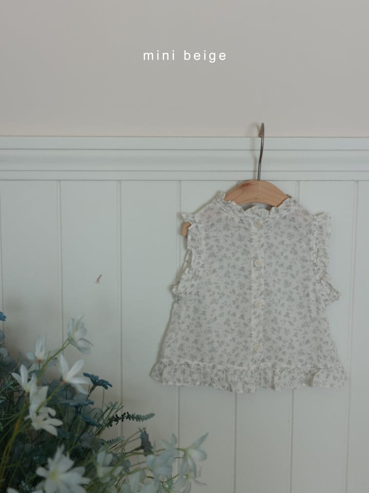 The Beige - Korean Baby Fashion - #onlinebabyshop - Frill Open Blanc - 6