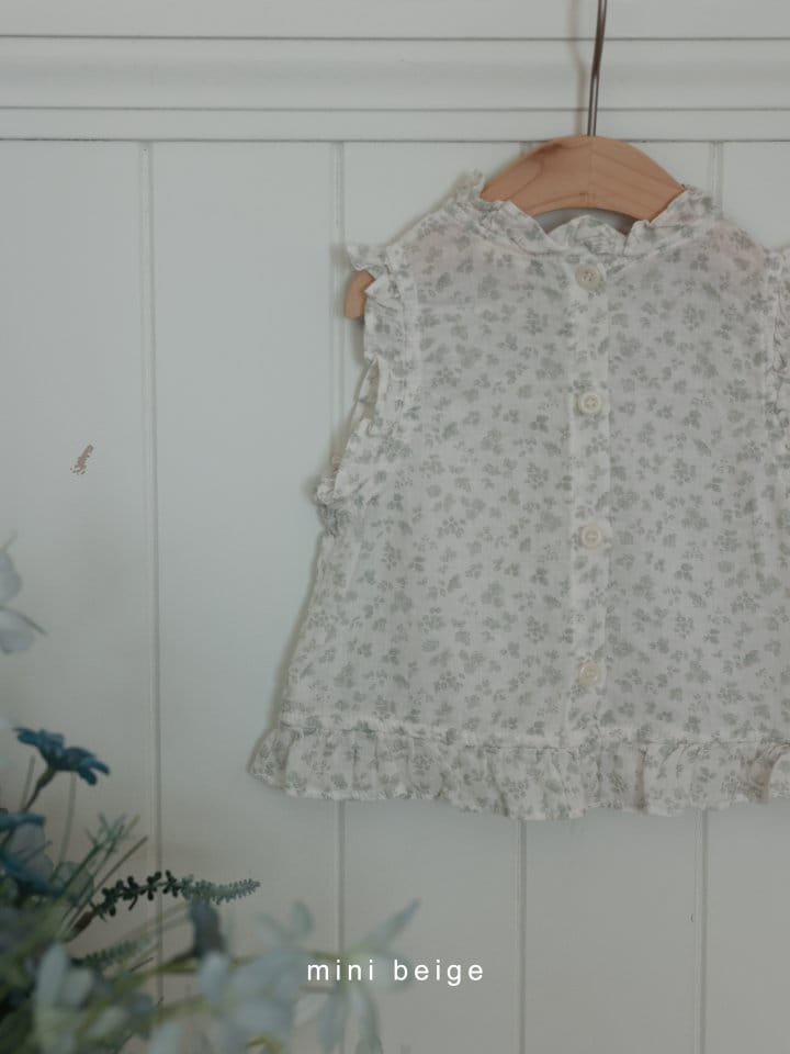 The Beige - Korean Baby Fashion - #smilingbaby - Frill Open Blanc - 7