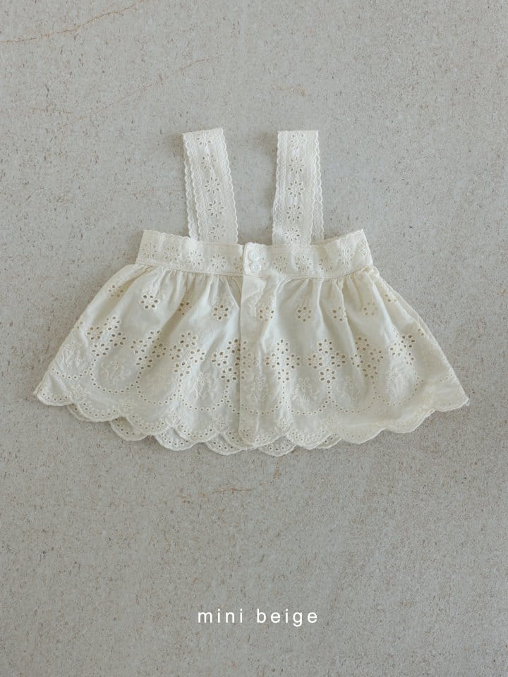 The Beige - Korean Baby Fashion - #smilingbaby - Lace Apron  - 6