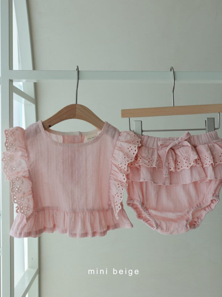 The Beige - Korean Baby Fashion - #smilingbaby - Lace Blanc - 9