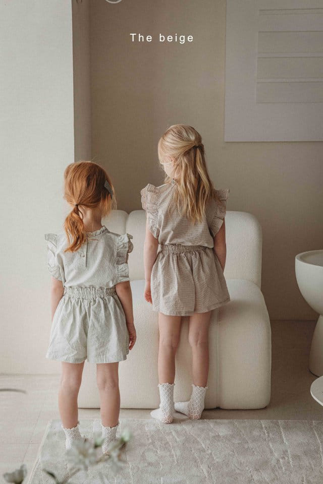 The Beige - Korean Children Fashion - #kidzfashiontrend - Check Skirt Pants - 4