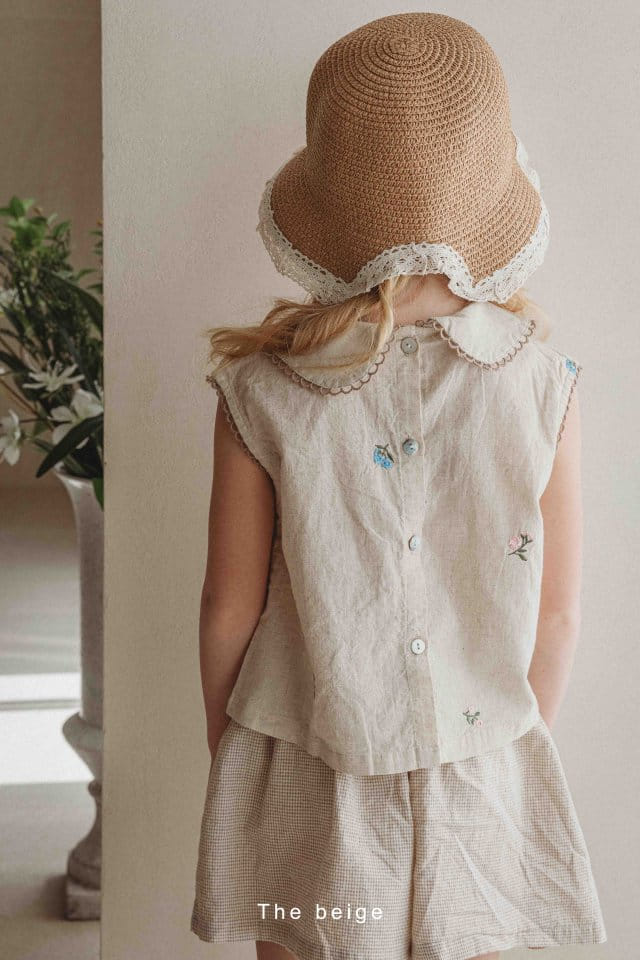 The Beige - Korean Children Fashion - #kidzfashiontrend - Dung Ca Embroidery Blanc - 4