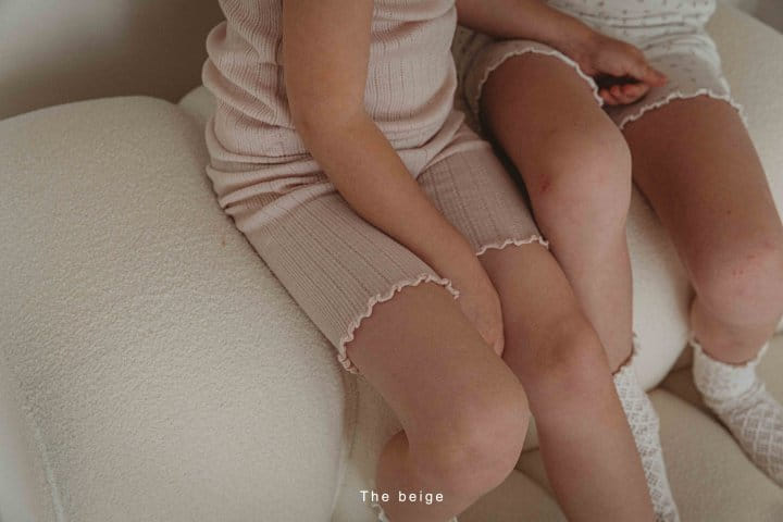 The Beige - Korean Children Fashion - #fashionkids - Terry Short Leggings  - 9