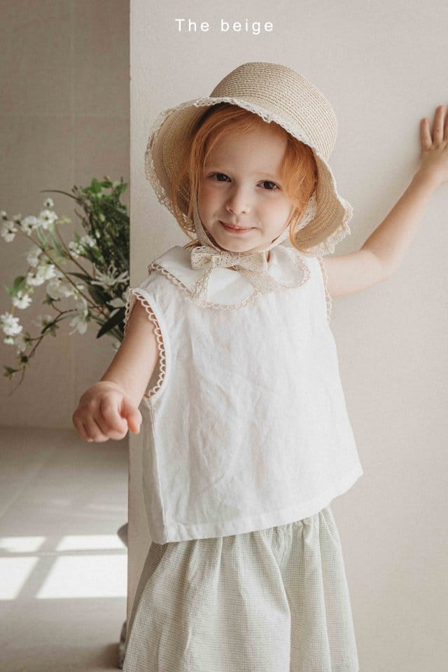 The Beige - Korean Children Fashion - #stylishchildhood - Dung Ca Embroidery Blanc - 11
