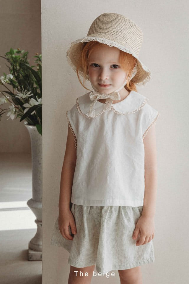 The Beige - Korean Children Fashion - #todddlerfashion - Dung Ca Embroidery Blanc - 9