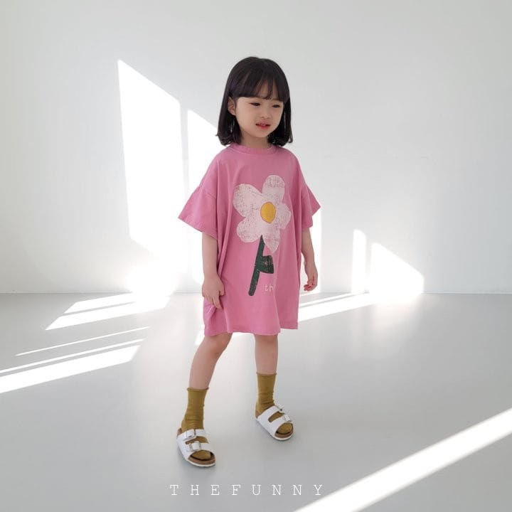 The Funny - Korean Children Fashion - #Kfashion4kids - One Flower One-Piece - 2