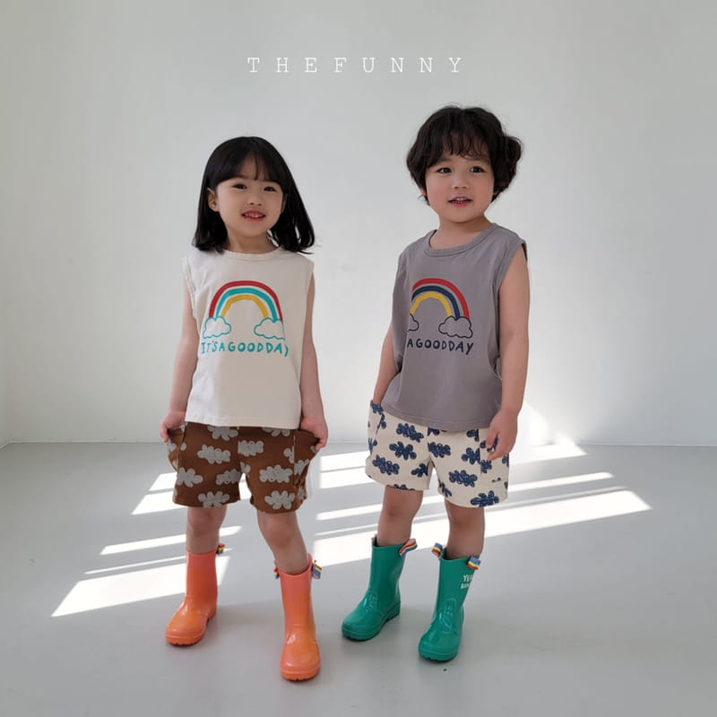 The Funny - Korean Children Fashion - #Kfashion4kids - Rainbow Sleeveless Tee - 5
