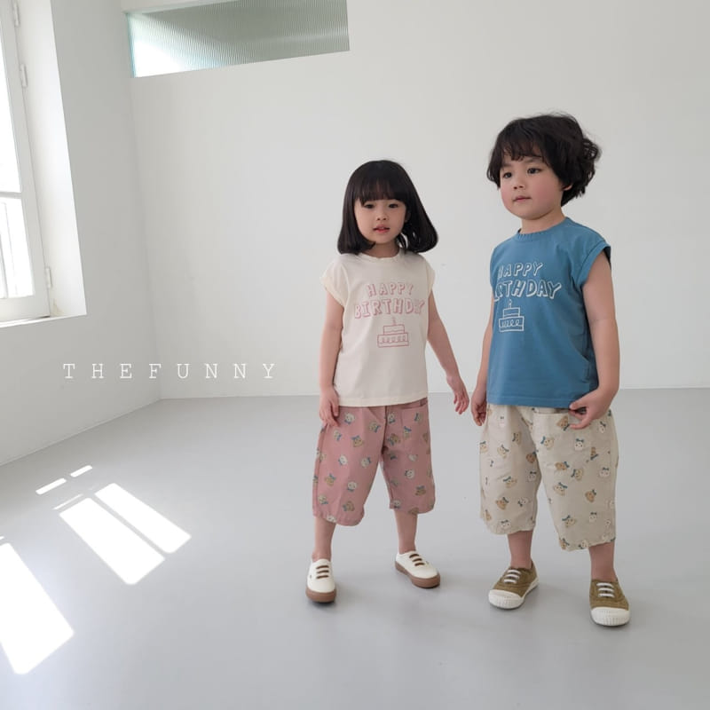 The Funny - Korean Children Fashion - #Kfashion4kids - Brithday Sleeveless Tee - 2