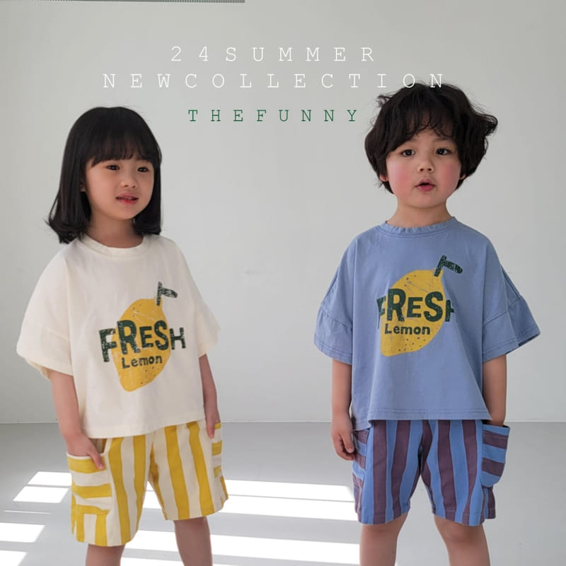 The Funny - Korean Children Fashion - #childofig - Lemon Tee