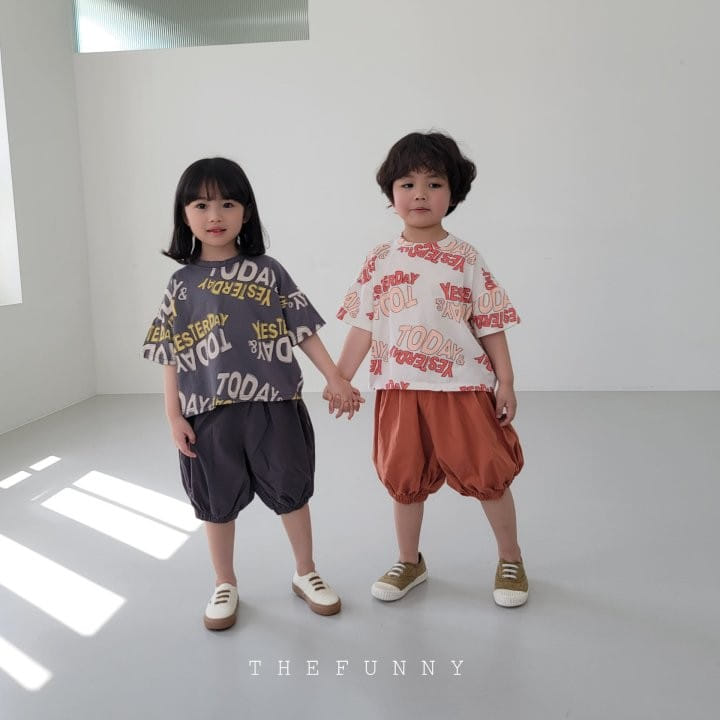 The Funny - Korean Children Fashion - #discoveringself - Lettering Tee - 3