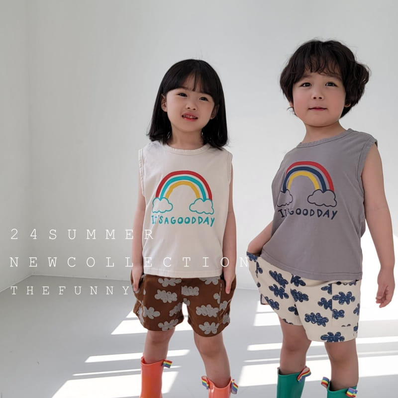 The Funny - Korean Children Fashion - #fashionkids - Rainbow Sleeveless Tee