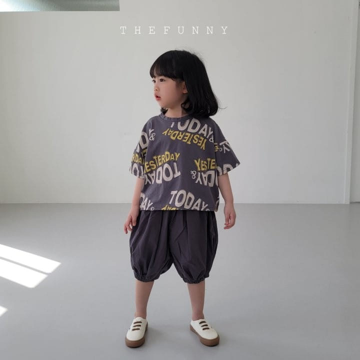 The Funny - Korean Children Fashion - #kidzfashiontrend - Lettering Tee - 7