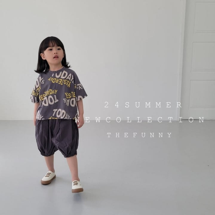 The Funny - Korean Children Fashion - #littlefashionista - Lettering Tee - 9