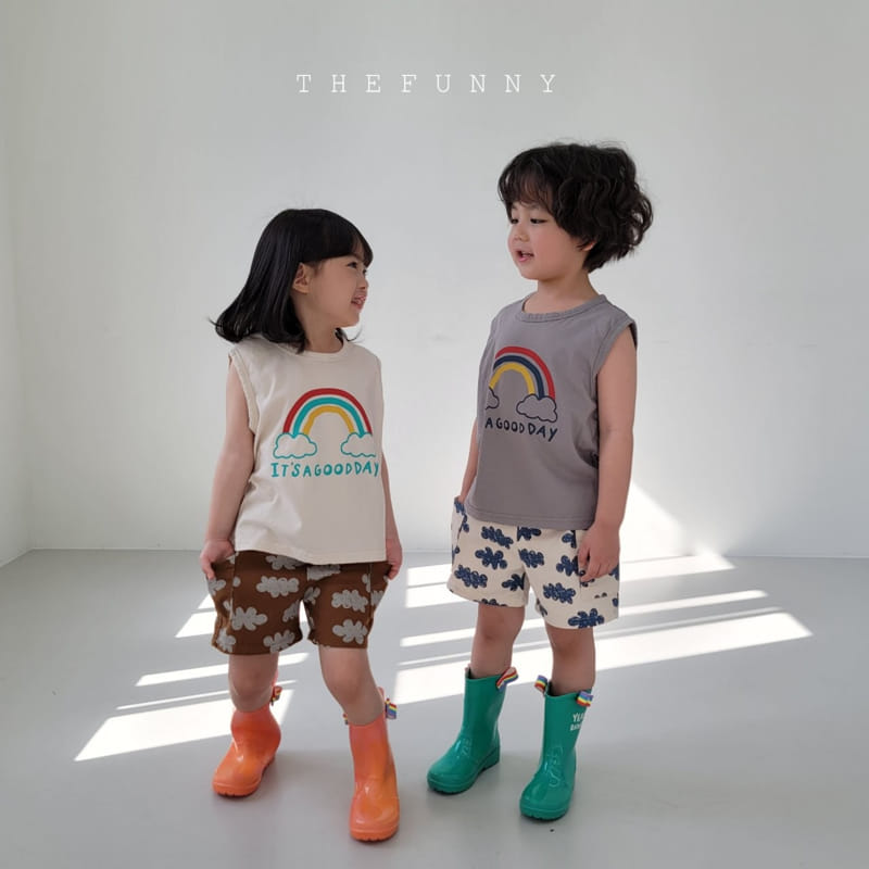 The Funny - Korean Children Fashion - #littlefashionista - Rainbow Sleeveless Tee - 6
