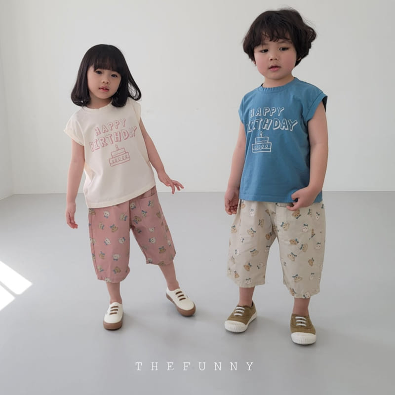 The Funny - Korean Children Fashion - #littlefashionista - Brithday Sleeveless Tee - 3