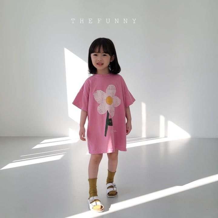 The Funny - Korean Children Fashion - #littlefashionista - One Flower One-Piece - 4