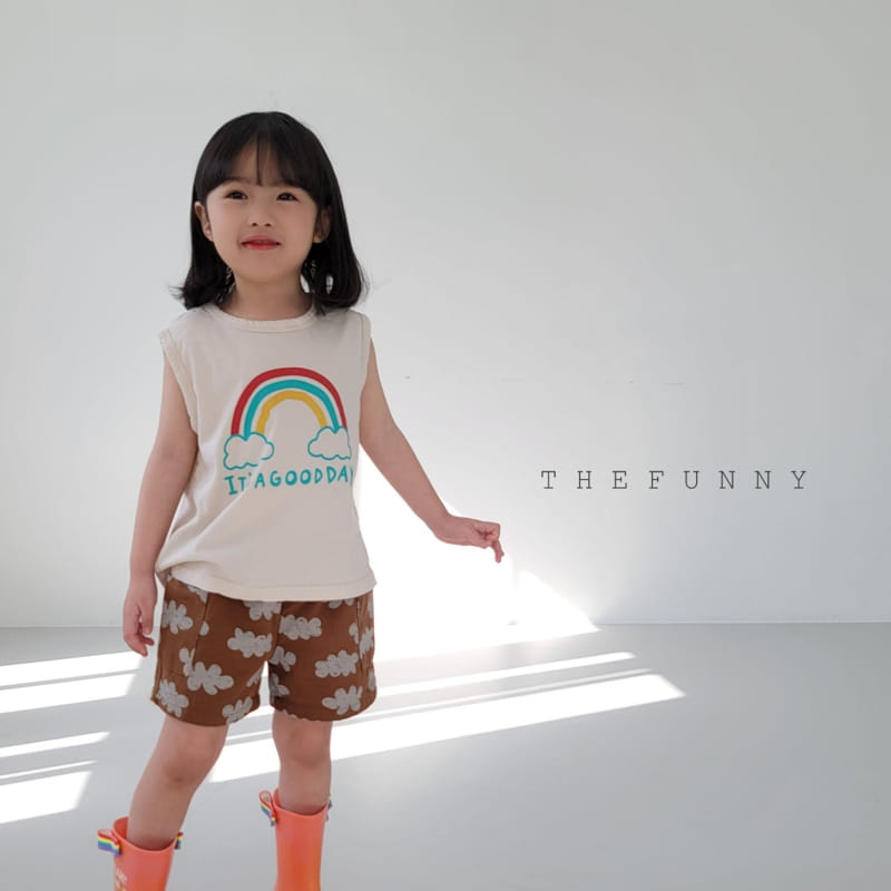 The Funny - Korean Children Fashion - #magicofchildhood - Rainbow Sleeveless Tee - 7