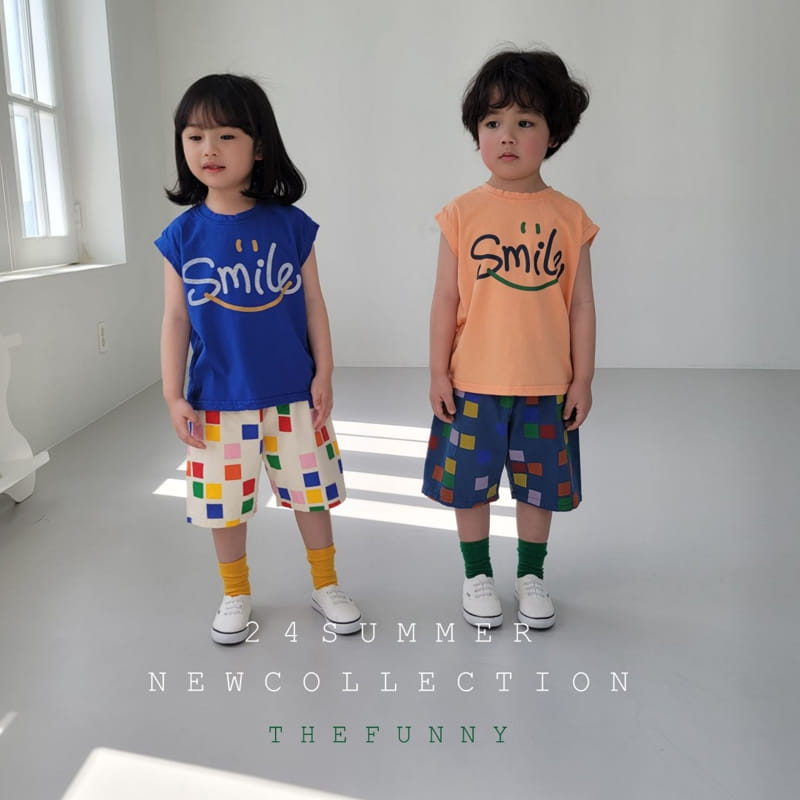 The Funny - Korean Children Fashion - #magicofchildhood - Smile Sleeveless Tee - 6