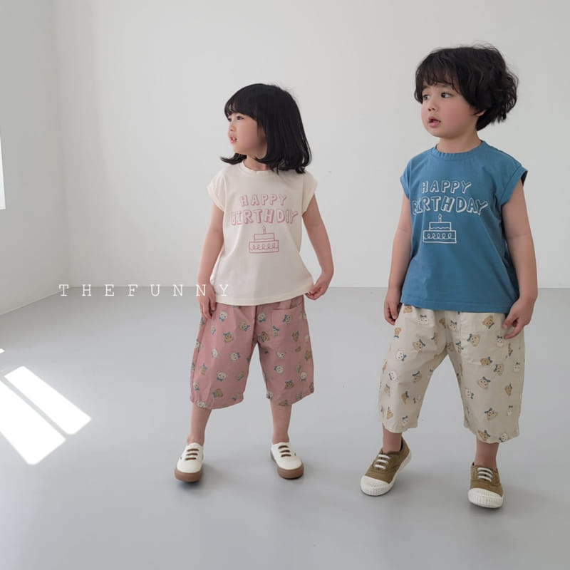 The Funny - Korean Children Fashion - #littlefashionista - Brithday Sleeveless Tee - 4