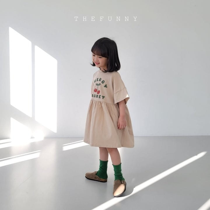 The Funny - Korean Children Fashion - #minifashionista - Cherry One-Piece - 6