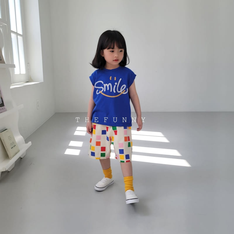 The Funny - Korean Children Fashion - #minifashionista - Smile Sleeveless Tee - 7