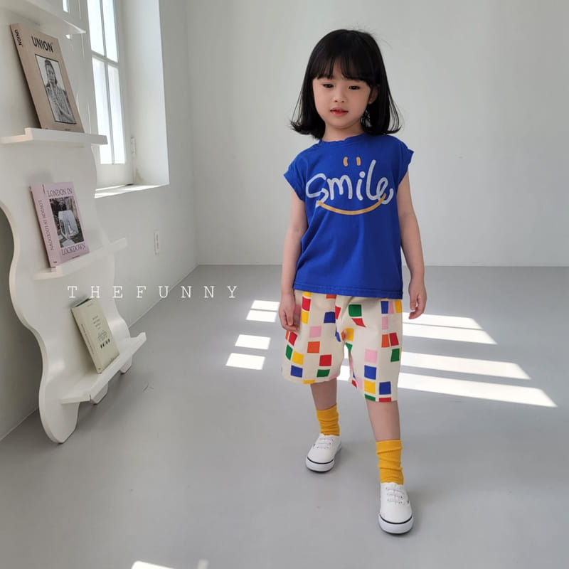The Funny - Korean Children Fashion - #prettylittlegirls - Smile Sleeveless Tee - 8