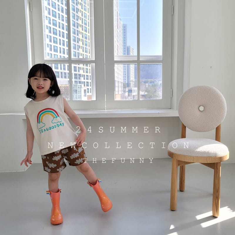 The Funny - Korean Children Fashion - #todddlerfashion - Rainbow Sleeveless Tee - 10