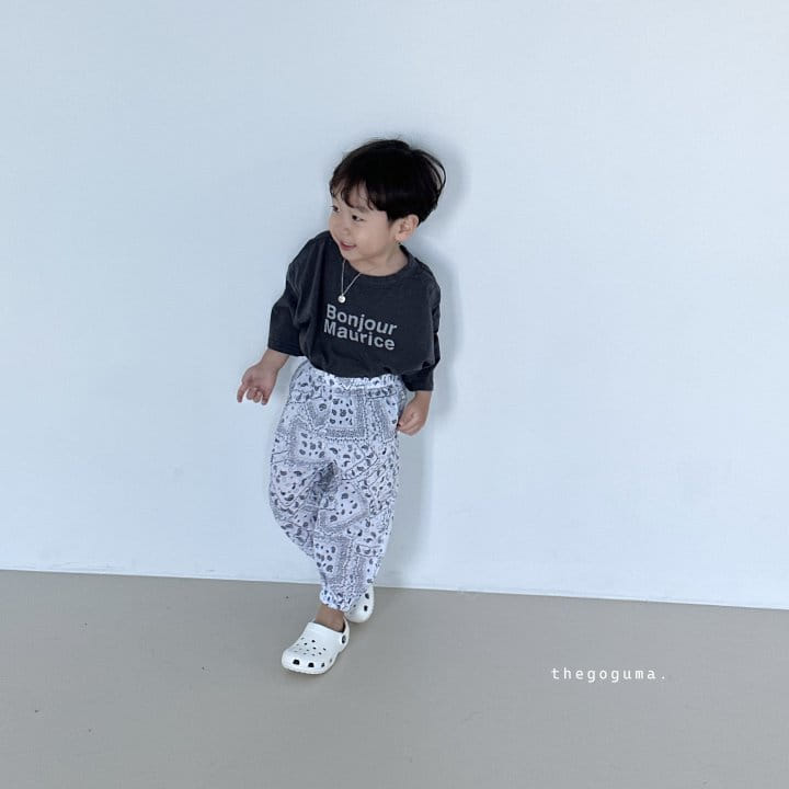 Thegoguma - Korean Children Fashion - #kidzfashiontrend - Paisley Jogger Pants - 4