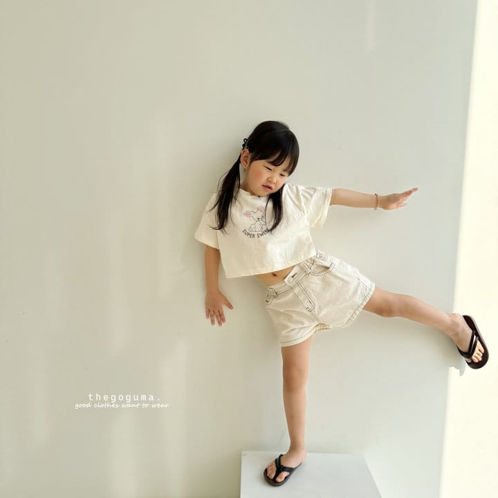 Thegoguma - Korean Children Fashion - #Kfashion4kids - Sweet Rabbit Tee - 3