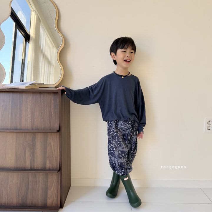 Thegoguma - Korean Children Fashion - #childrensboutique - Paisley Jogger Pants - 11