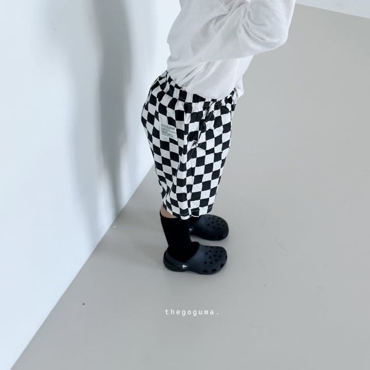 Thegoguma - Korean Children Fashion - #childrensboutique - Puzzel Check Pants - 10