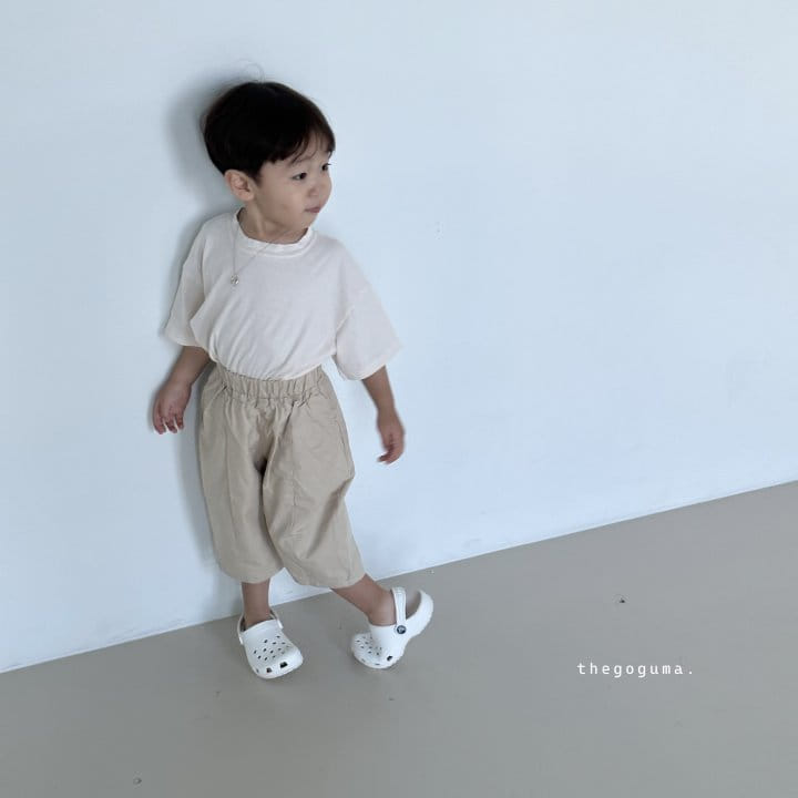 Thegoguma - Korean Children Fashion - #kidsshorts - Comfortable Slit C Pants - 2