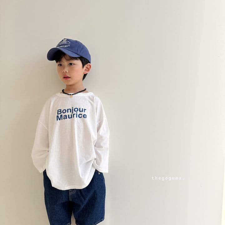 Thegoguma - Korean Children Fashion - #kidsshorts - Bonjour Tee - 6