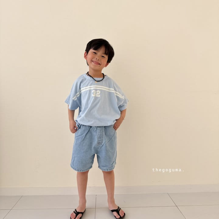 Thegoguma - Korean Children Fashion - #kidsshorts - 32 Line Tee - 10