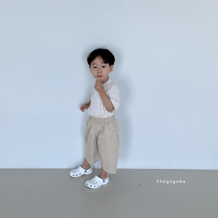 Thegoguma - Korean Children Fashion - #kidsstore - Comfortable Slit C Pants - 3