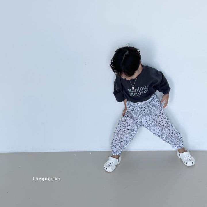 Thegoguma - Korean Children Fashion - #kidsstore - Paisley Jogger Pants - 2