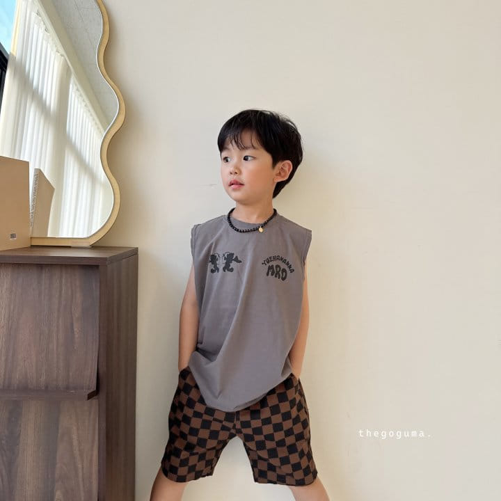 Thegoguma - Korean Children Fashion - #kidsstore - Puzzel Check Pants