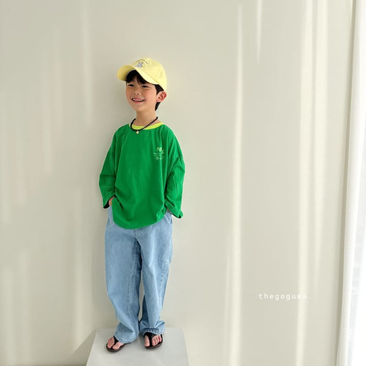 Thegoguma - Korean Children Fashion - #littlefashionista - Comfortable Fit Denim Pants - 7