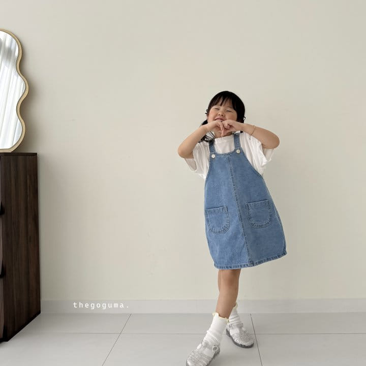 Thegoguma - Korean Children Fashion - #littlefashionista - Yom Yom Dungarees One-Piece - 2